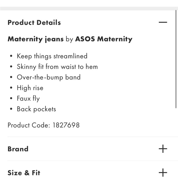 Black maternity jeans 8 - Picture 6 of 6